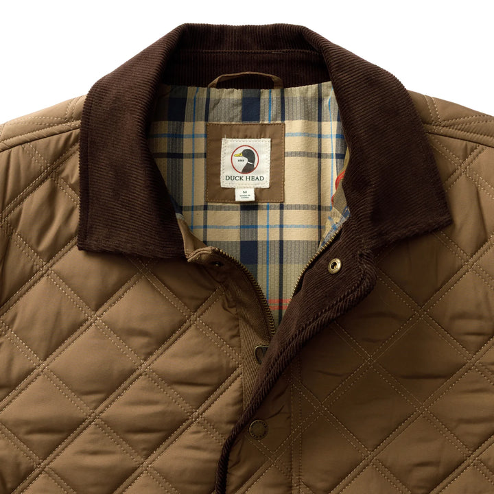 Fremont Lodge Performance Quilted Jacket  (Dark Taupe)