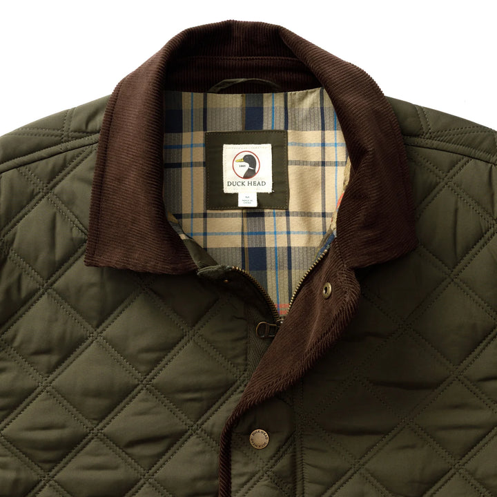 Fremont Lodge Performance Quilted Jacket  (Dark Forest Green)