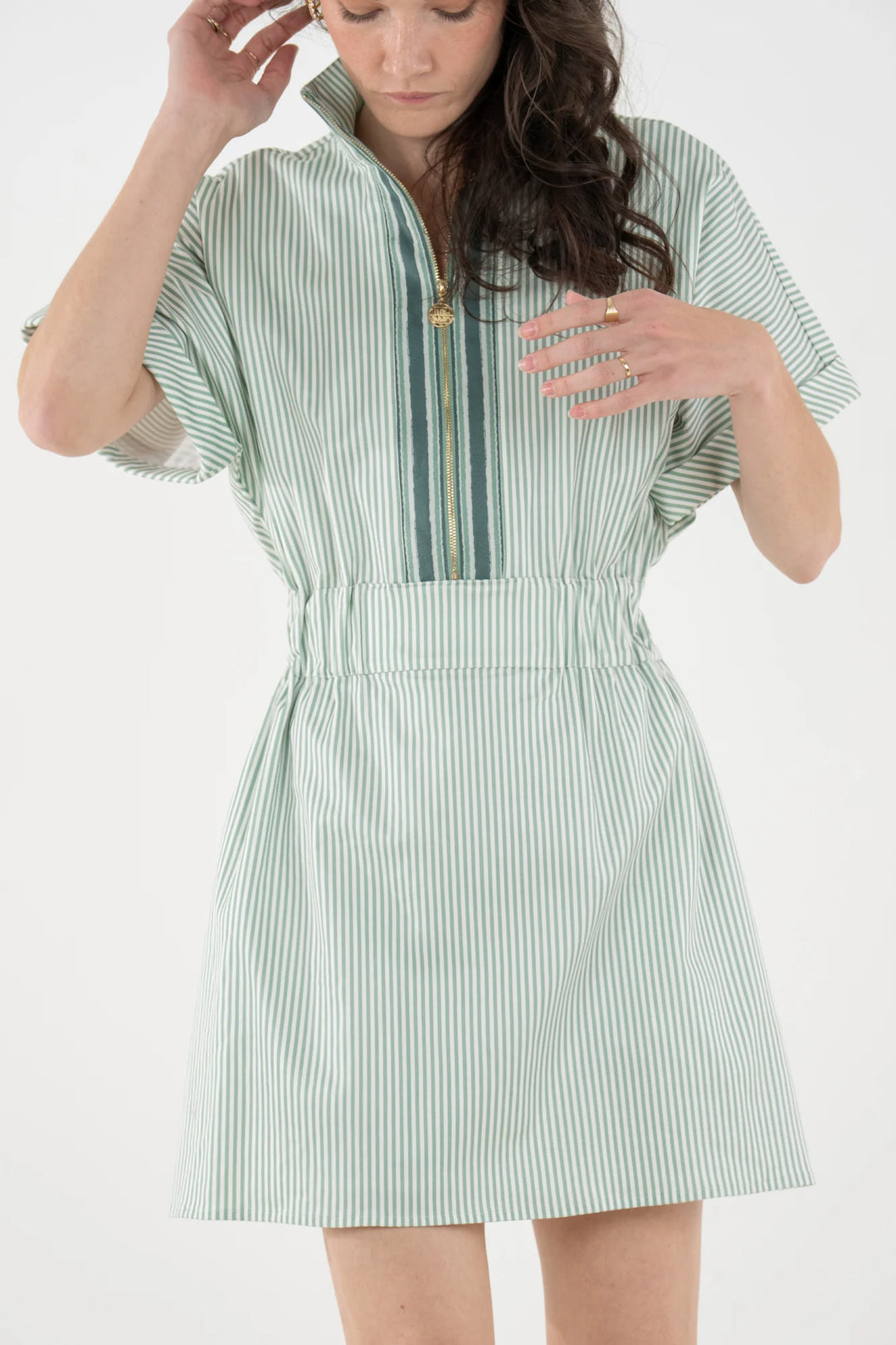 Pullover Dress (Feldspar Stripe)