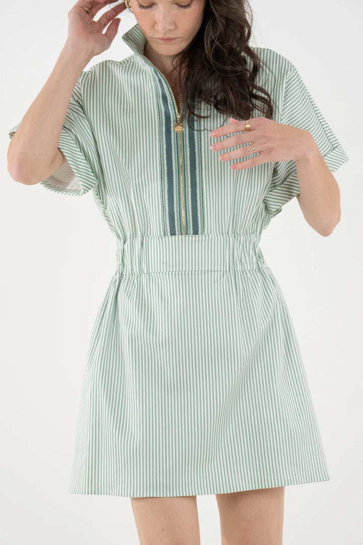 Pullover Dress (Feldspar Stripe)