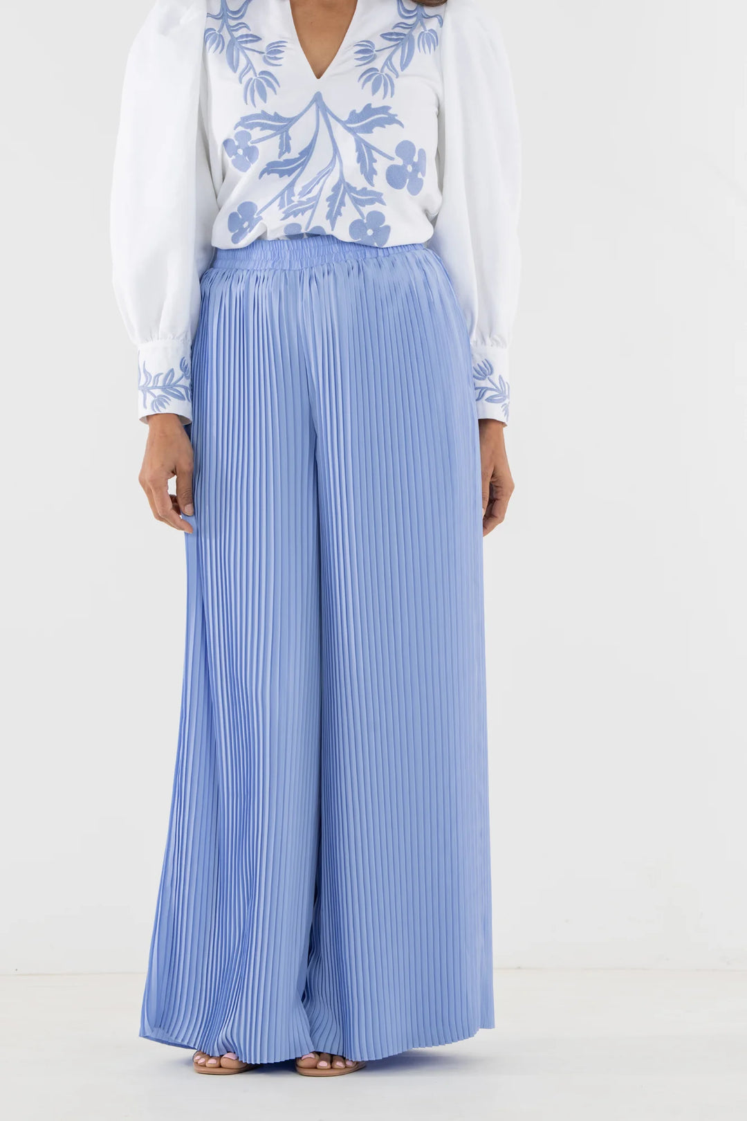 Pleated Pant (Grapemist)