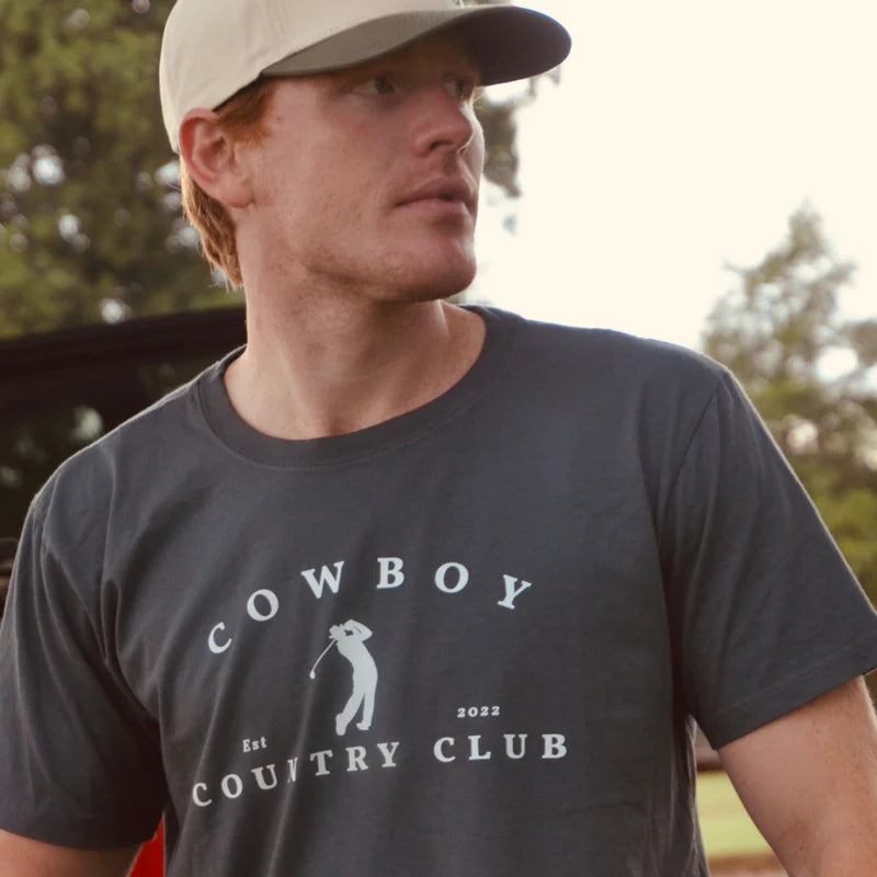 Golfer Logo T-Shirt (Blue Jean)