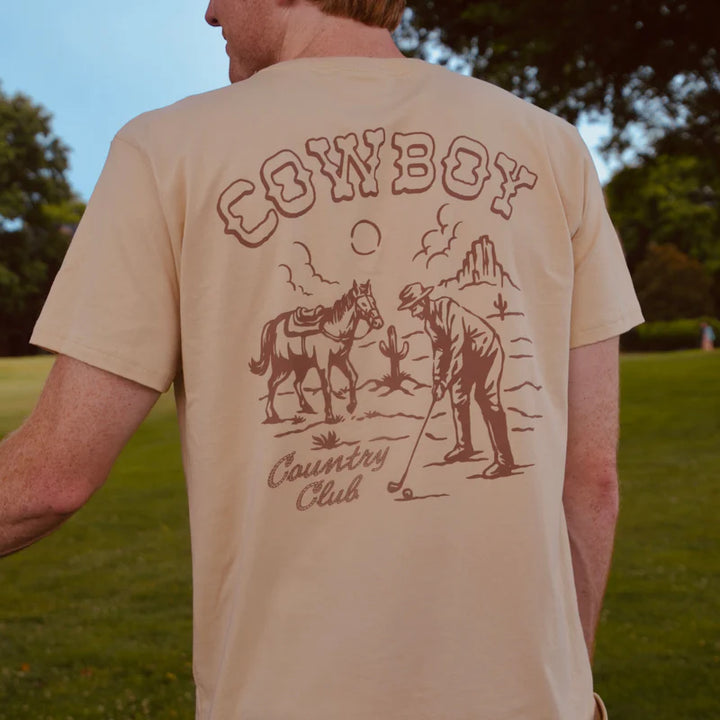 Horse &amp; Sun Graphic T-Shirt (Brown)