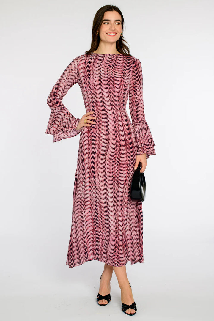 Lennon Dress (Abstract Zig Zag)