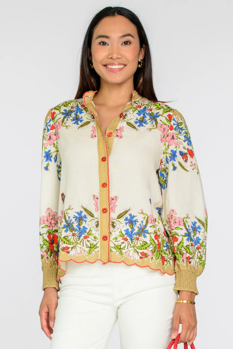 Emily Top (Butterfly Garden)