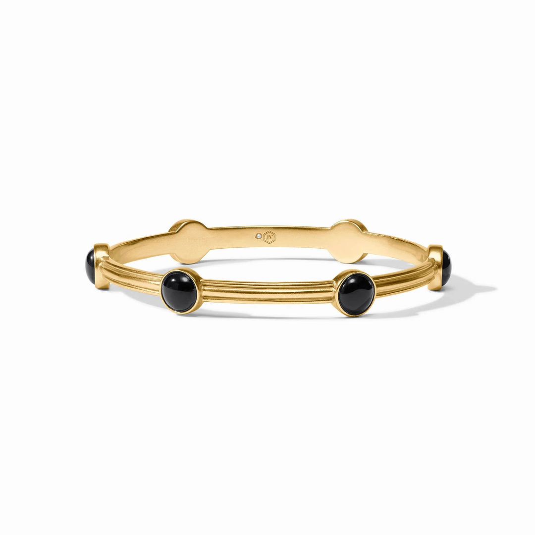 Essex Stone Bangle (Obsidian Black)