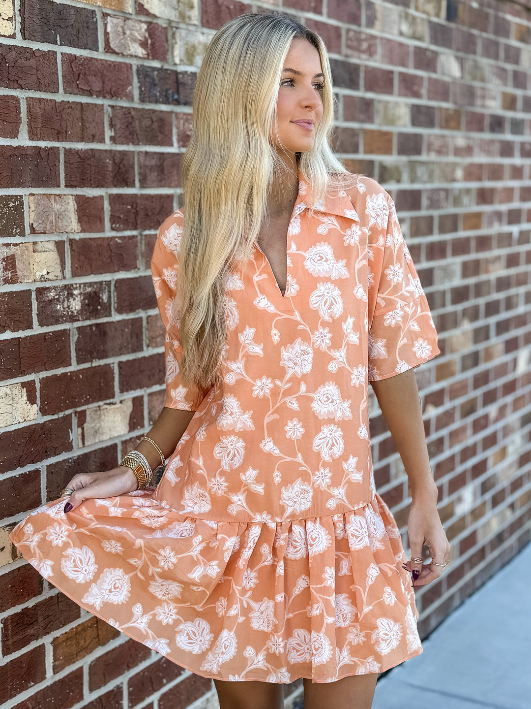 Bryce Dress (Melon)