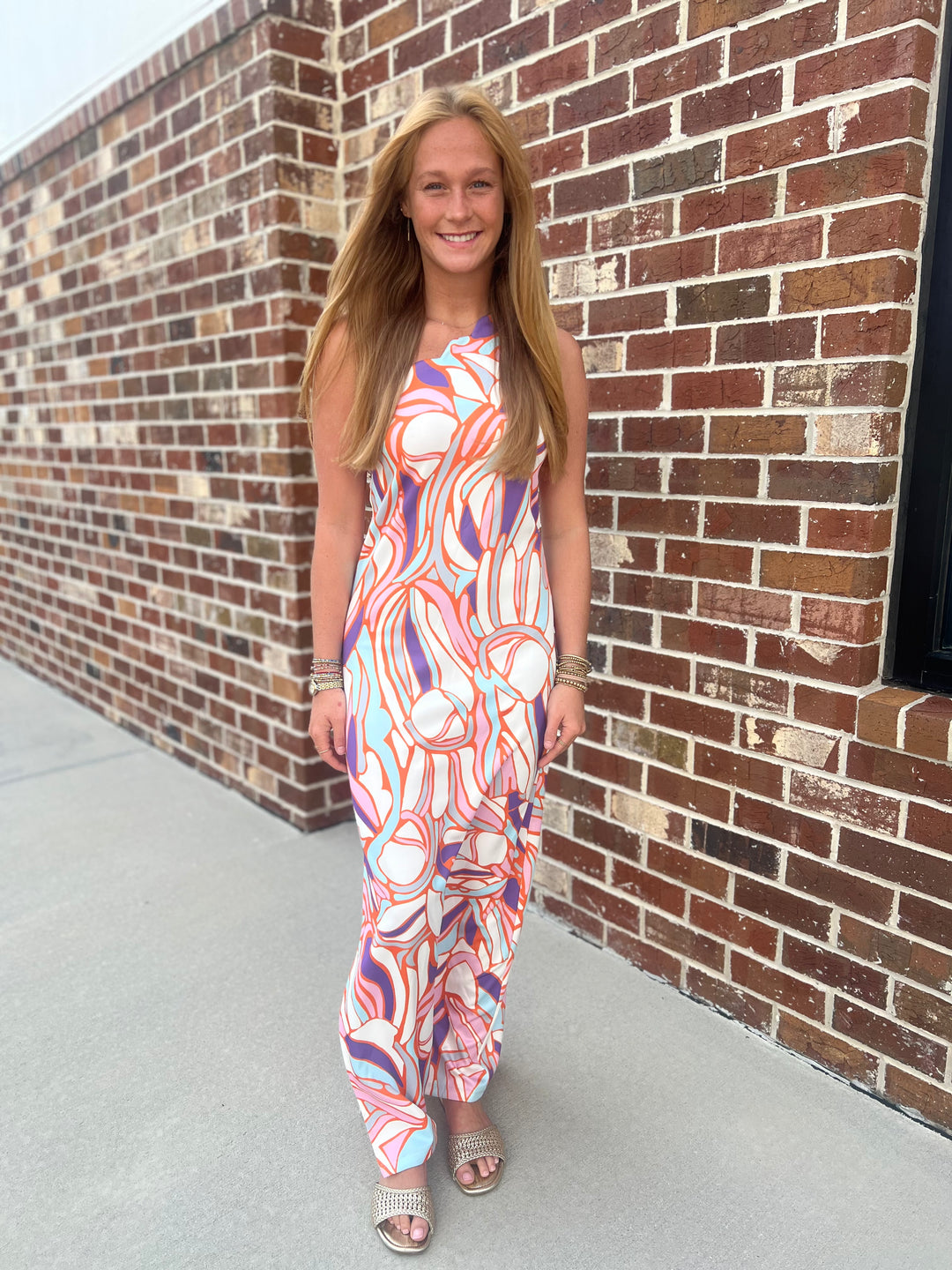 Mallorca Dress Long (Mambo Papaya)