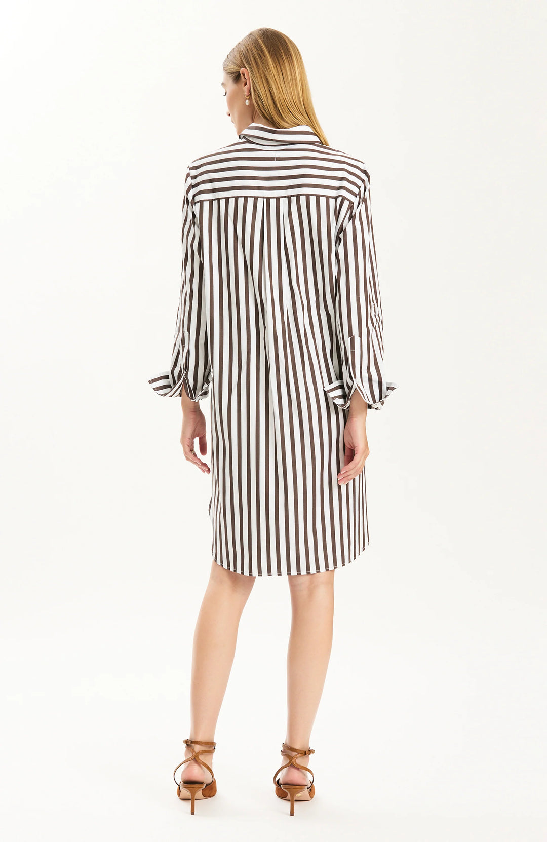 Riley Awning Striped (Demitasse)
