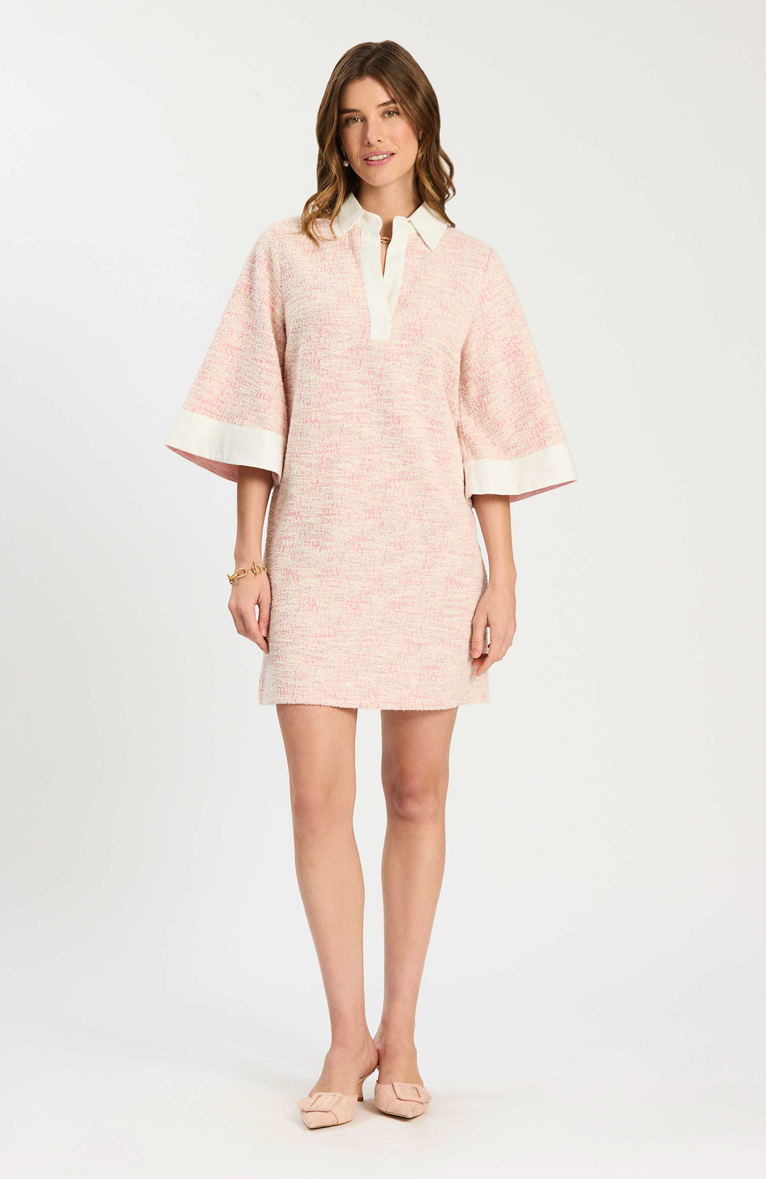 Kristen Knit Boucle (Shell Pink)