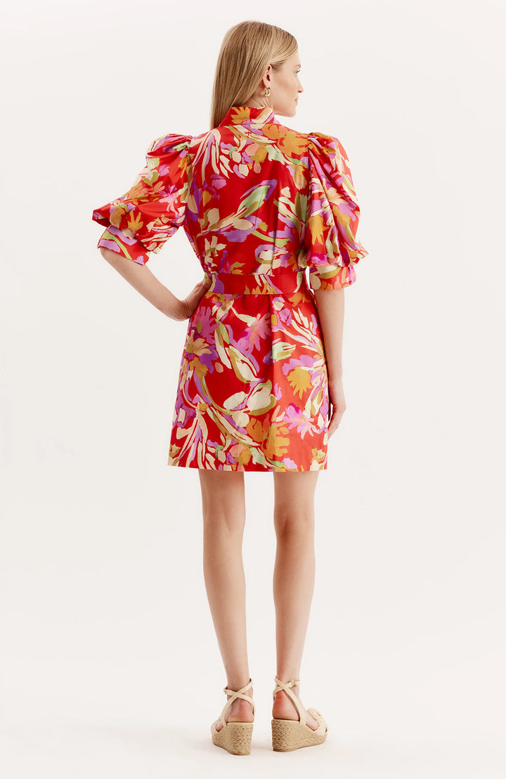 Lydia Dress (Tiger Lily Floral)