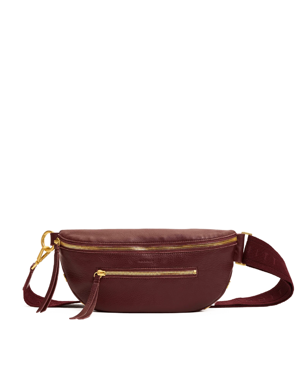 Charles Crossbody Medium (Cherrywood Pebble/Brushed Gold)