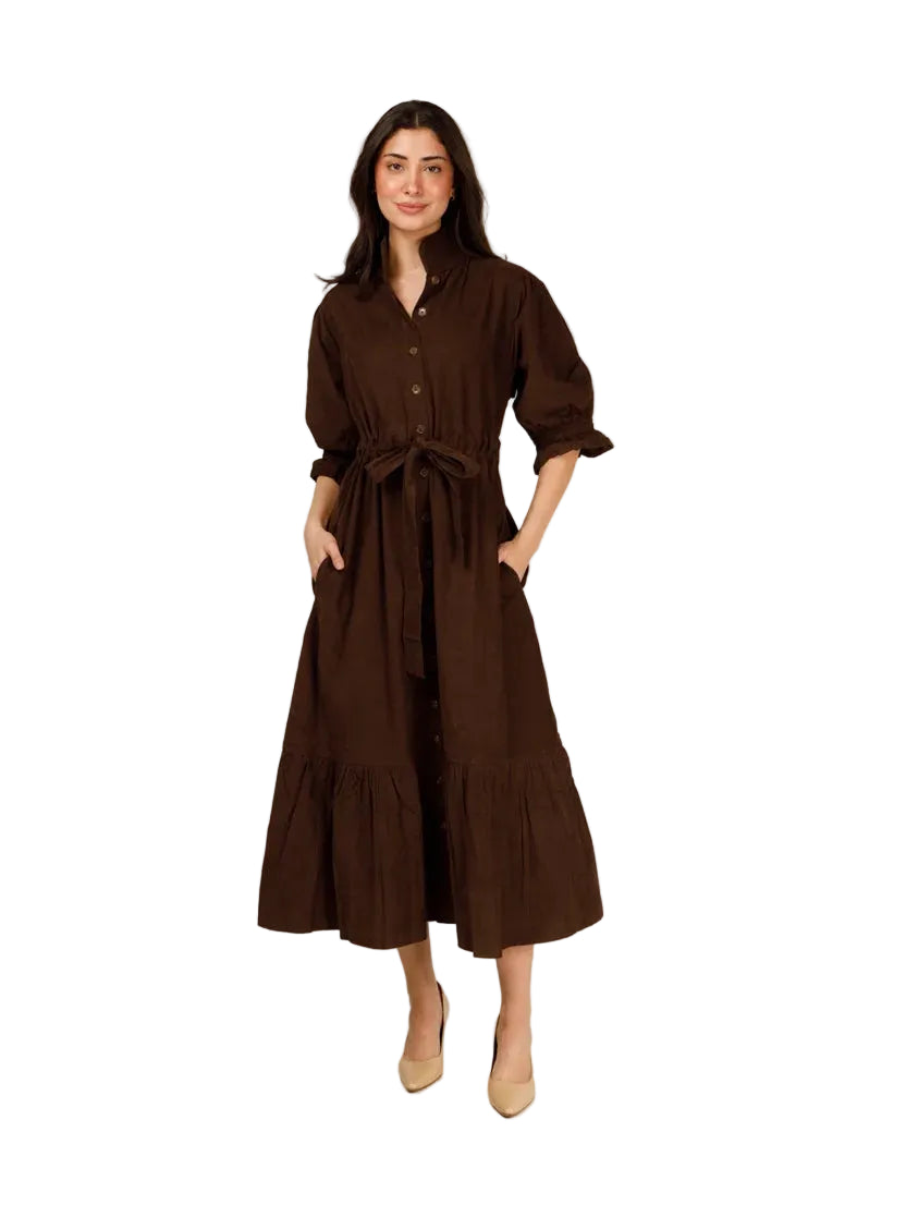 Catherine Cord (Chocolate Brown)