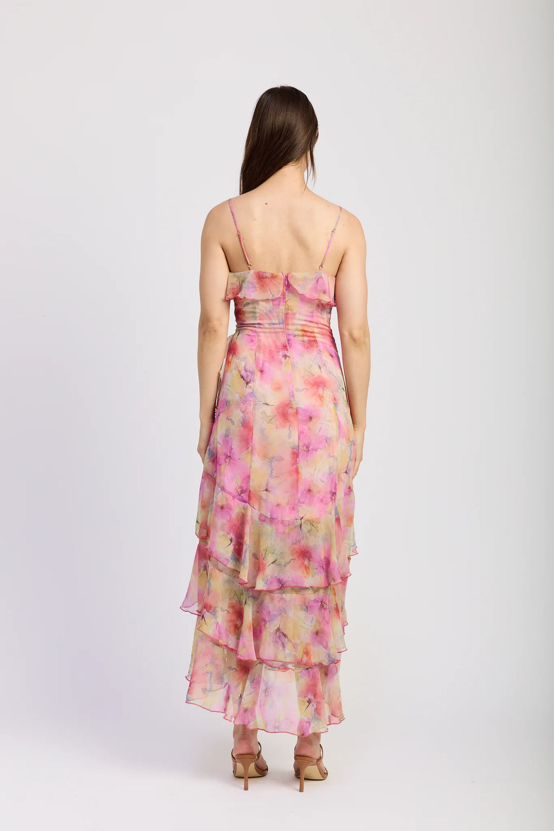 Amari Maxi Dress (Pink Multi)