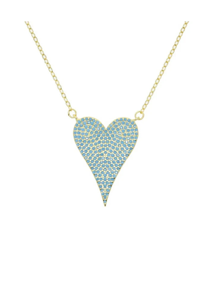 Dylan Turquoise Necklace 16-18"