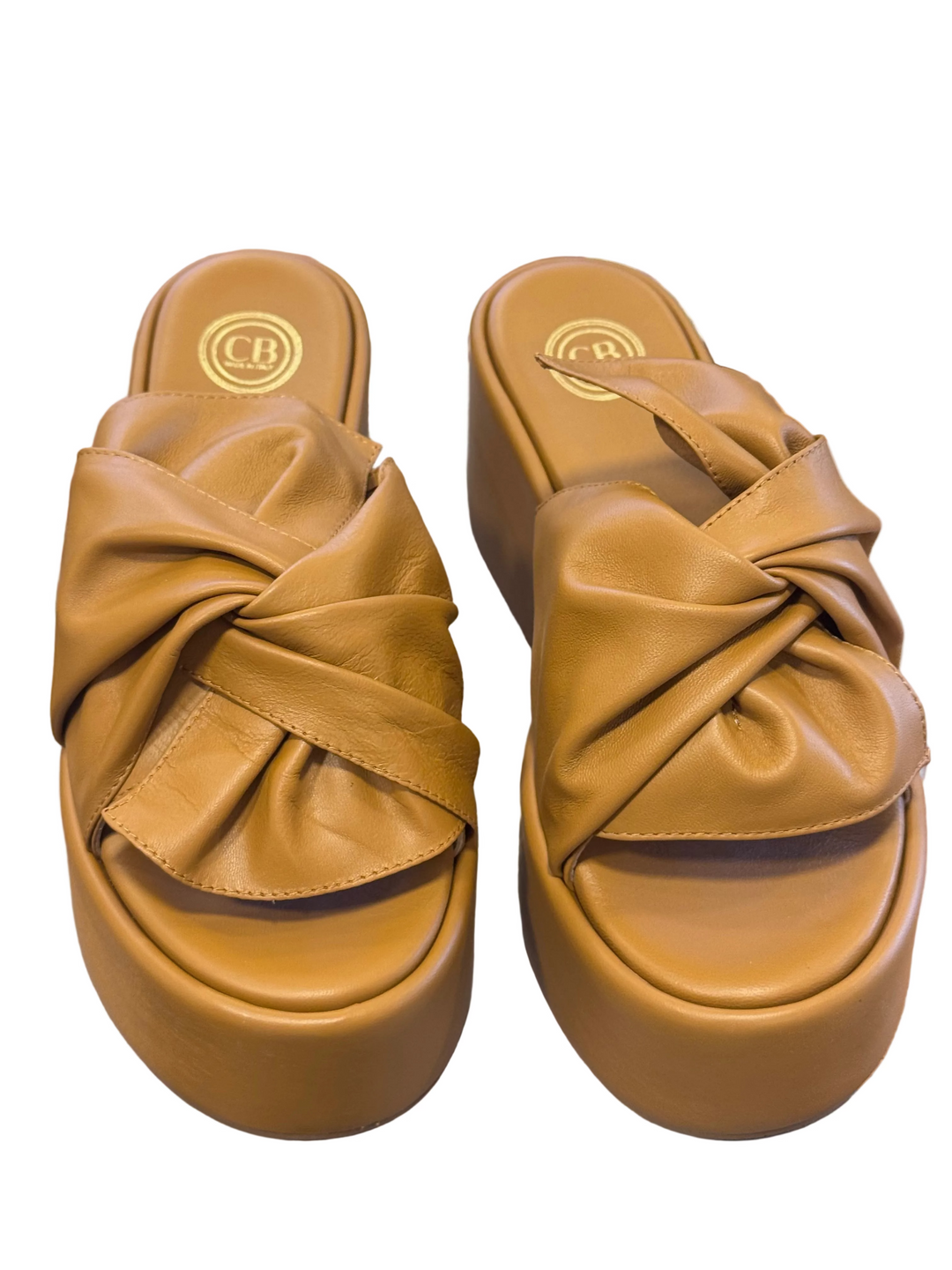 Italia Wedge (Tobacco Nappa)