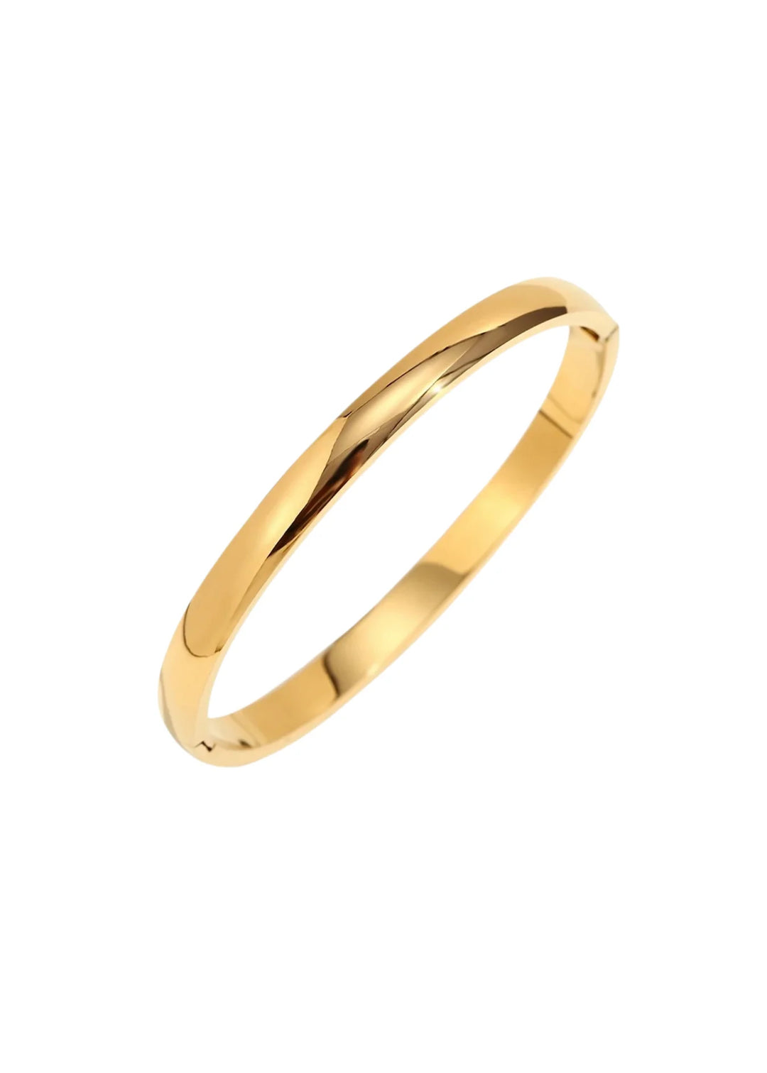 6mm Bangle Bracelet (Gold)