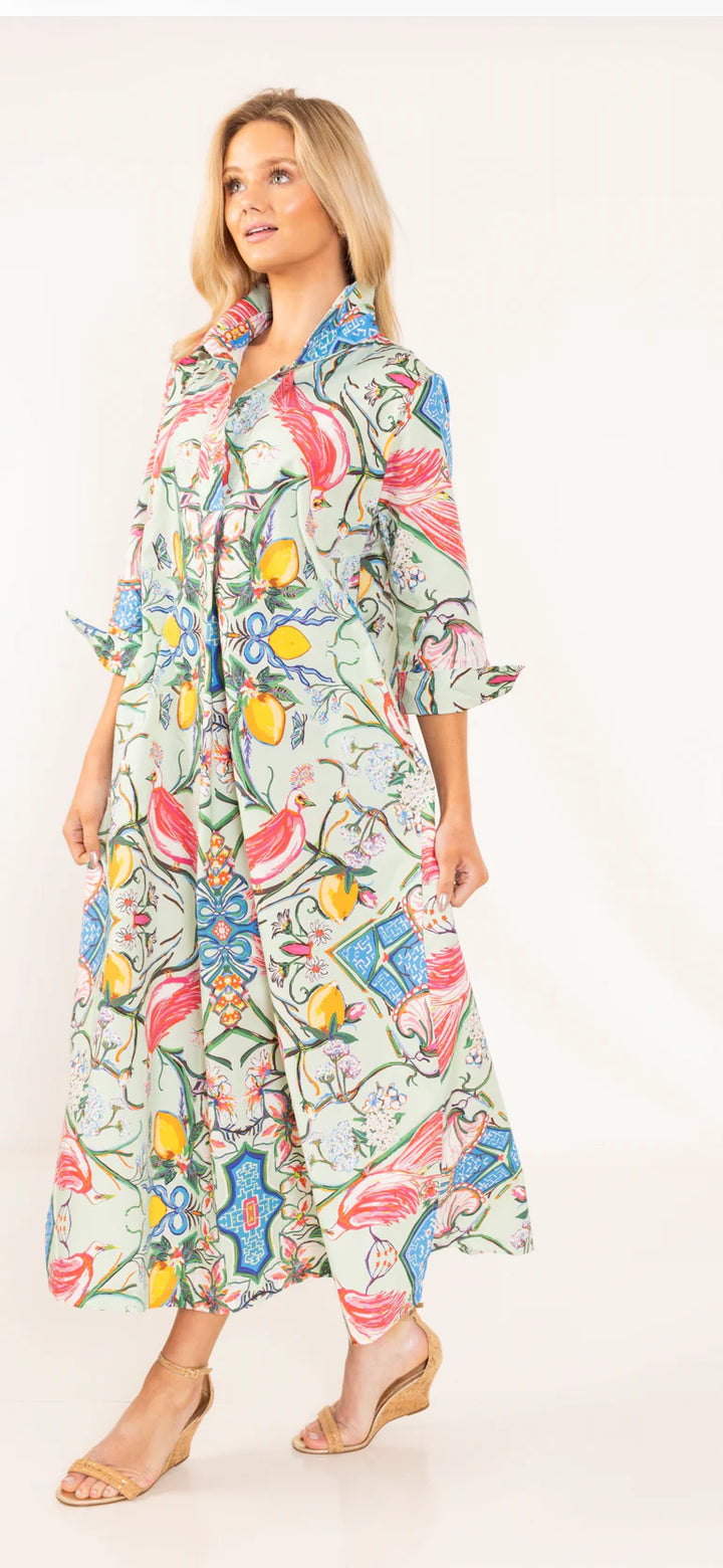 Shirt Dress Long (Mint Chinois)