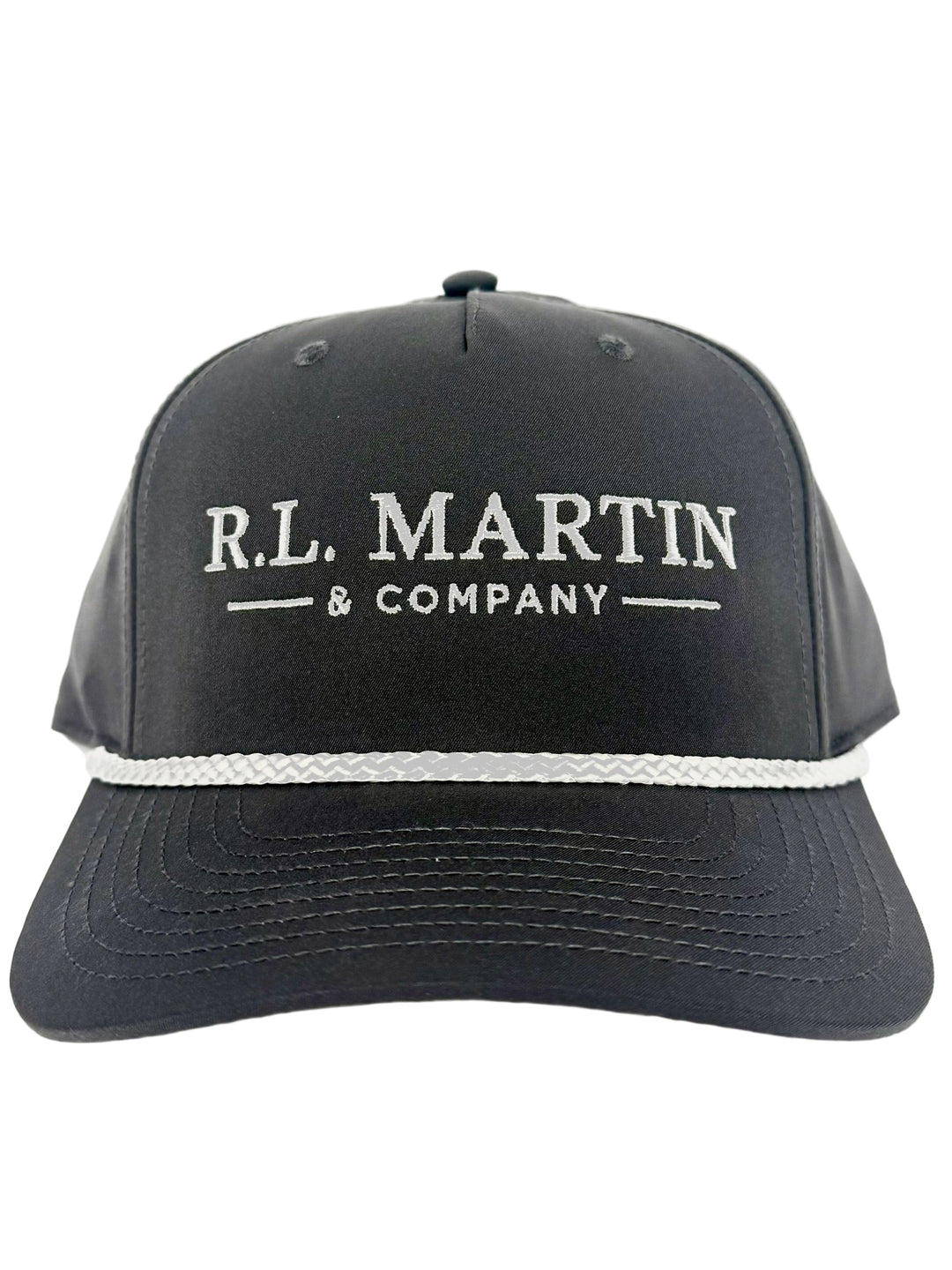 Richardson Rope Hat (Dark Grey/White)