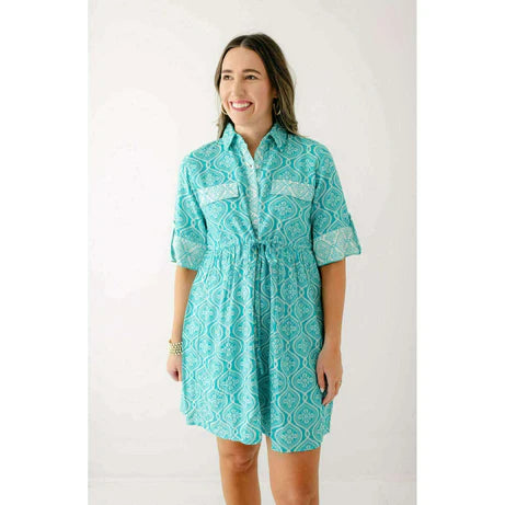 Emilia Dress (Blue Atoll)