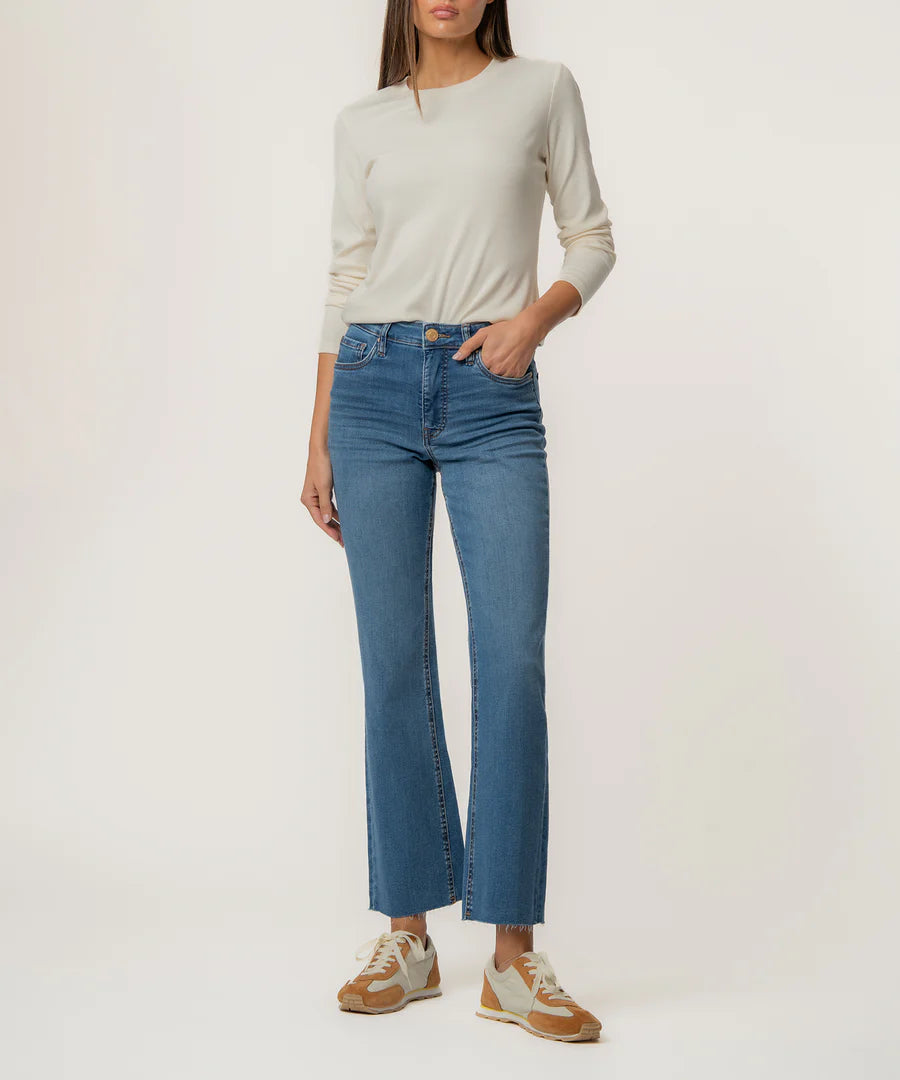Kelsey High Rise Ankle Flare (Sentiment)