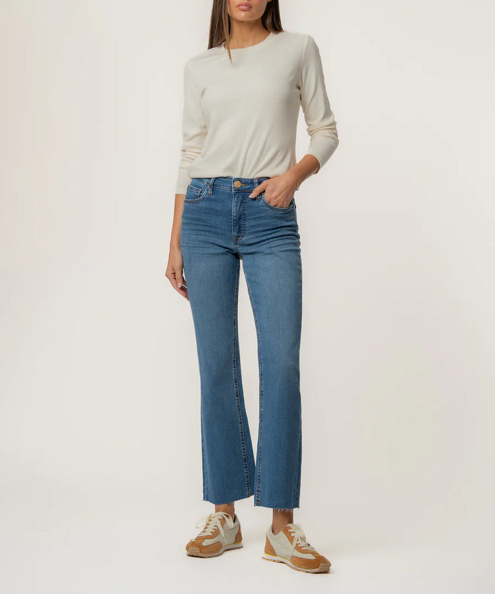 Kelsey High Rise Ankle Flare (Sentiment)