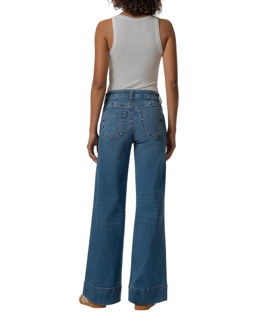 Maya High Rise Wide Leg Scoop Pockets (Journey)