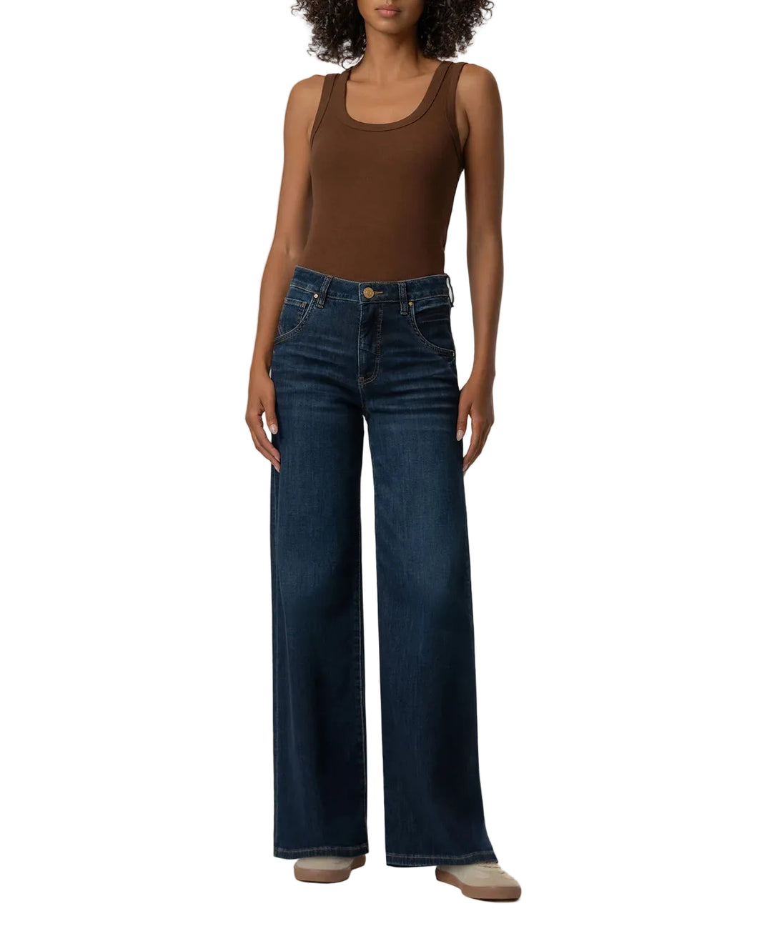 Maya High Rise Wide Leg Reg Hem (Angelically)