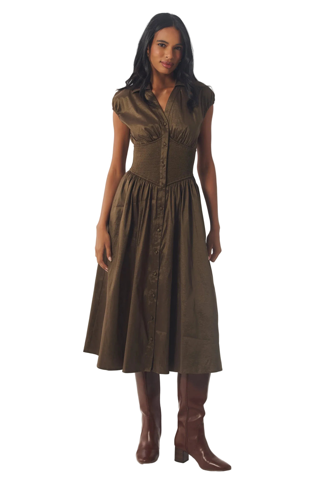 Brynny Dress (Olive)