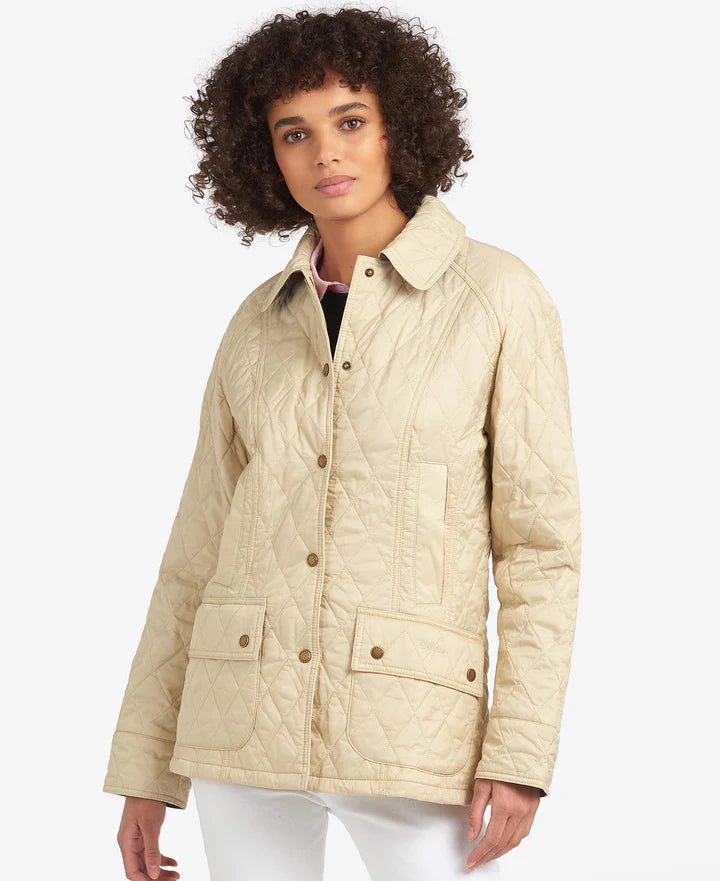 Summer Beadnell Quilted Jacket (Pearl)