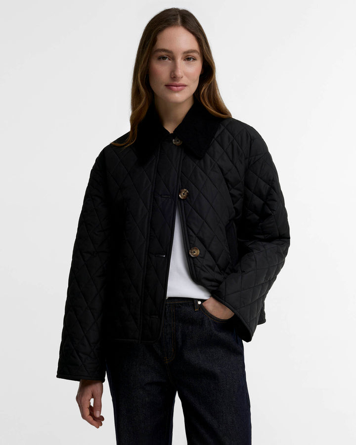 Moira Quilted Jacket (Black/Shadow Classic)