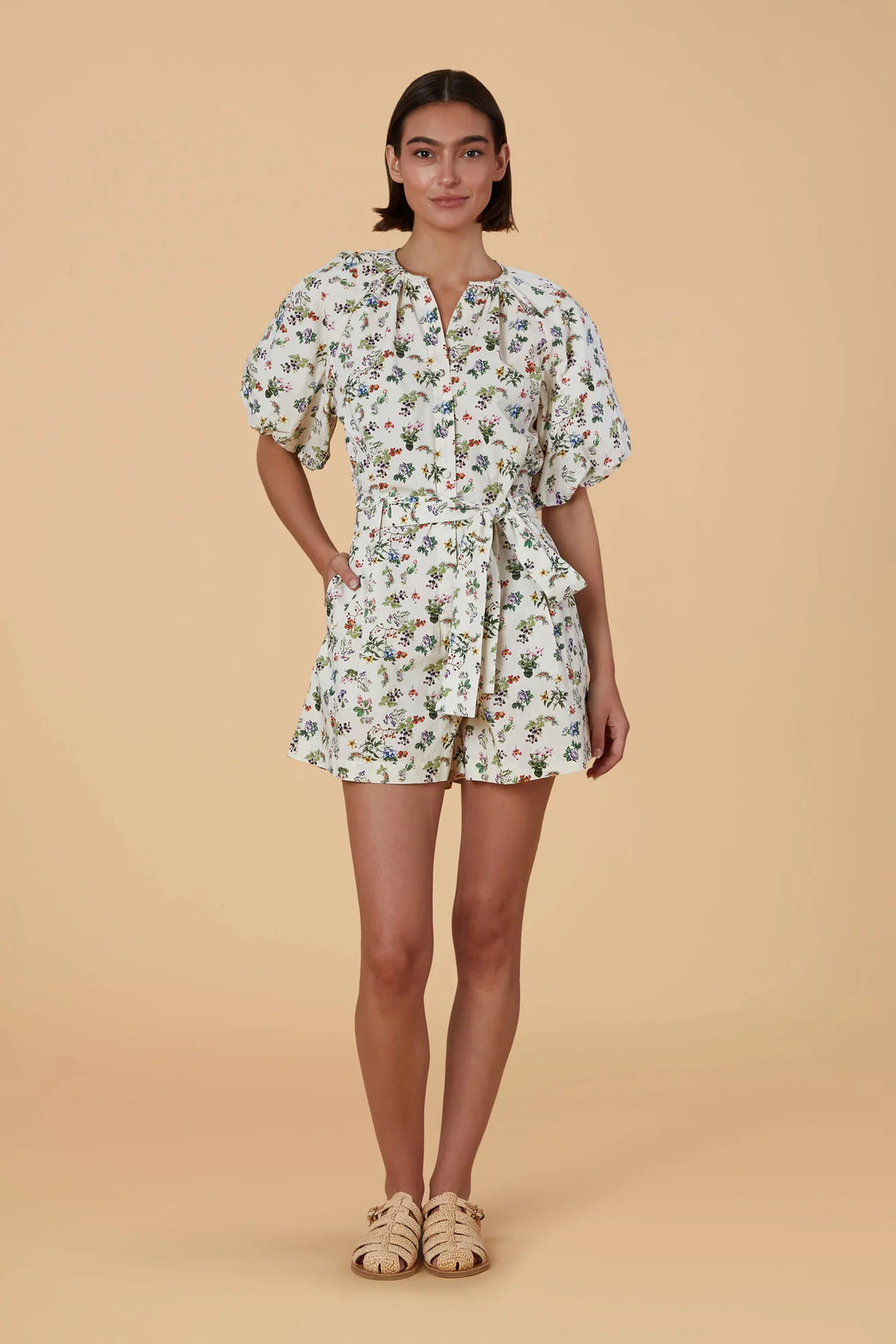 Jane Romper (Dewberry)