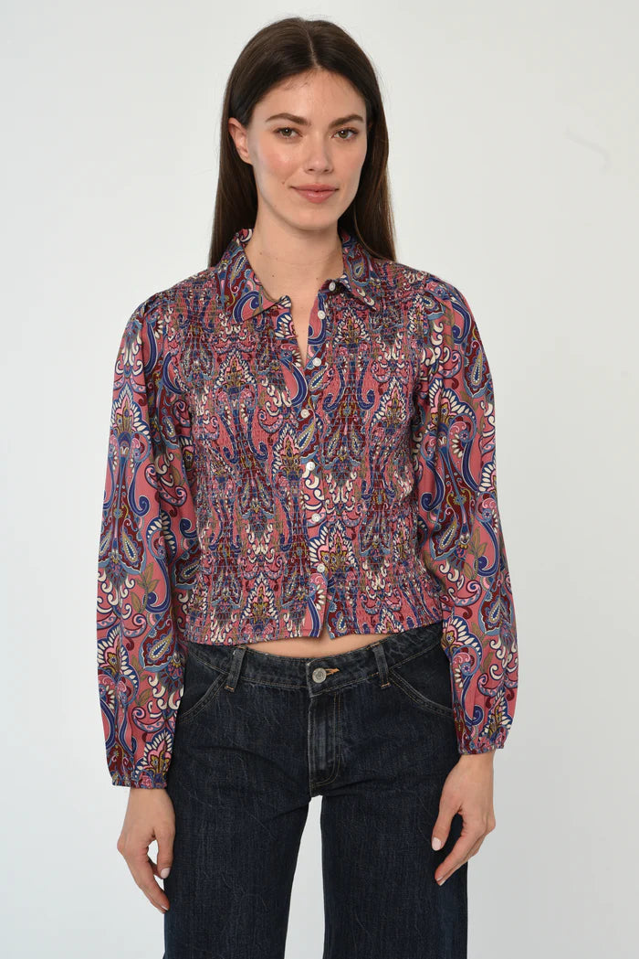 Sohan Top (Painted Lady Print)