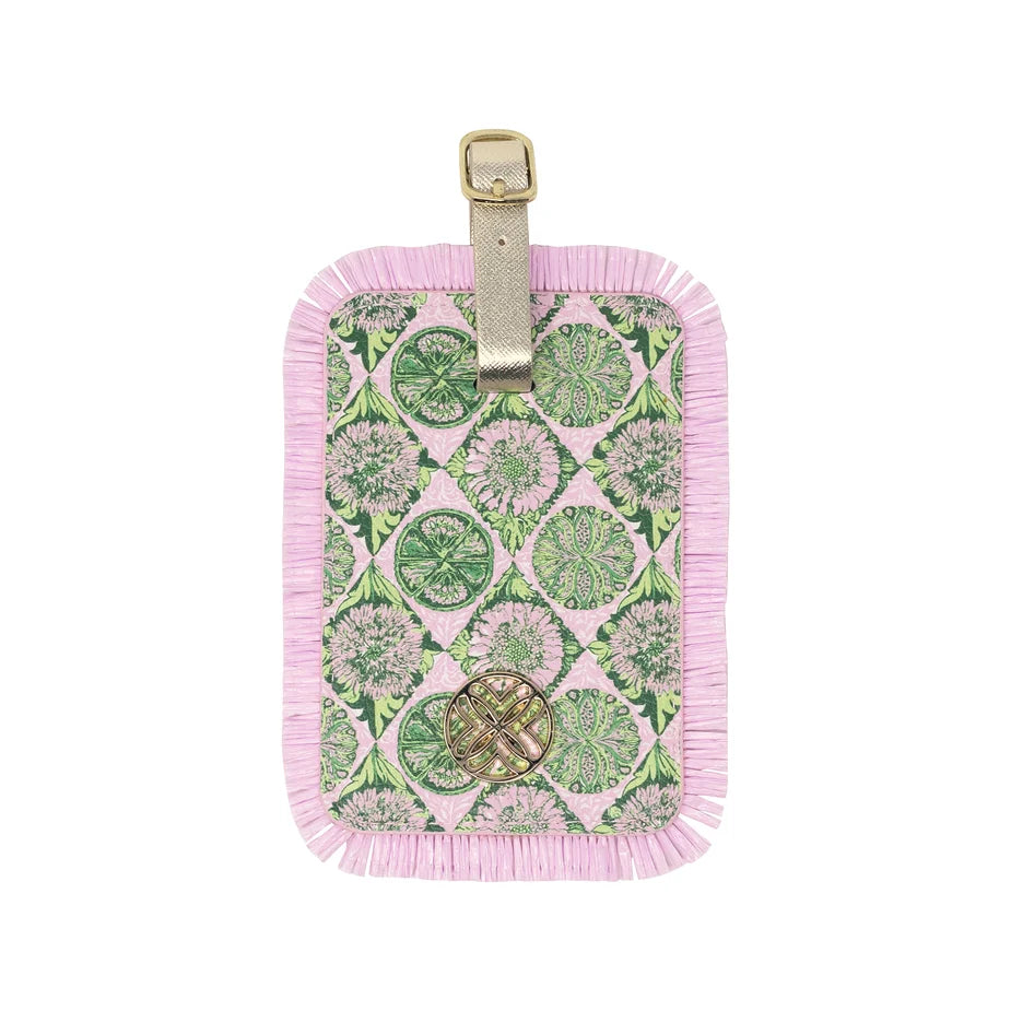 Luggage Tag (Tropical Tiles)