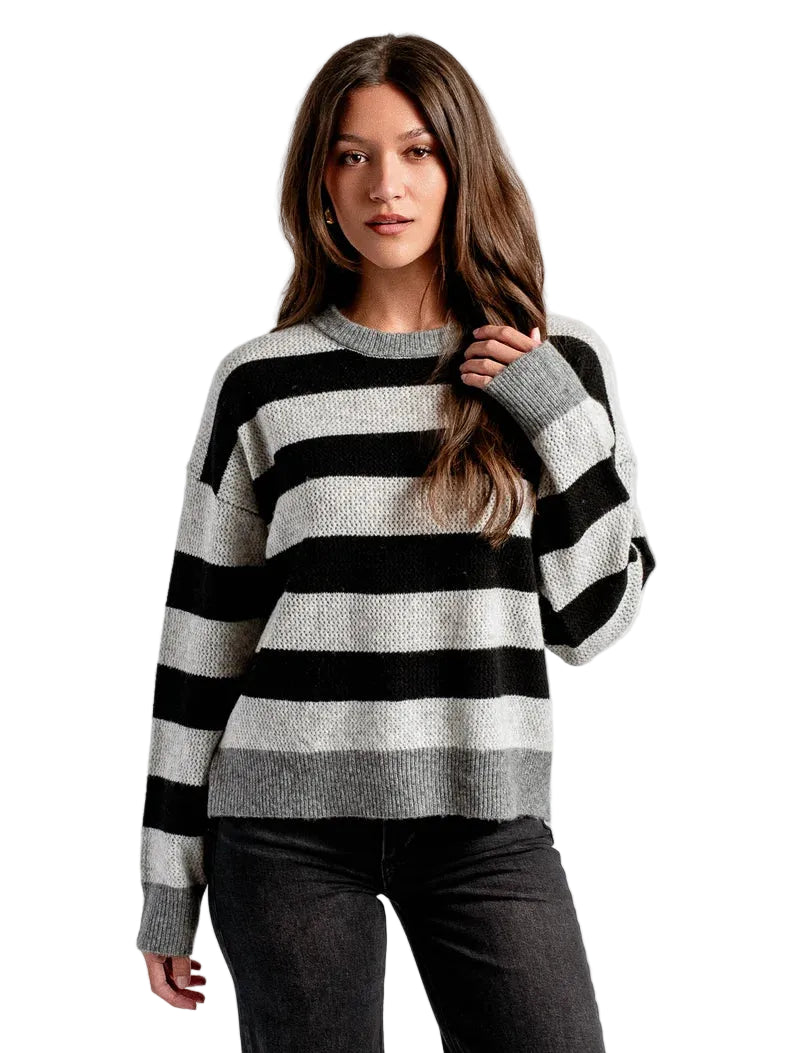 London Stripe Sweater (Heather Multi)
