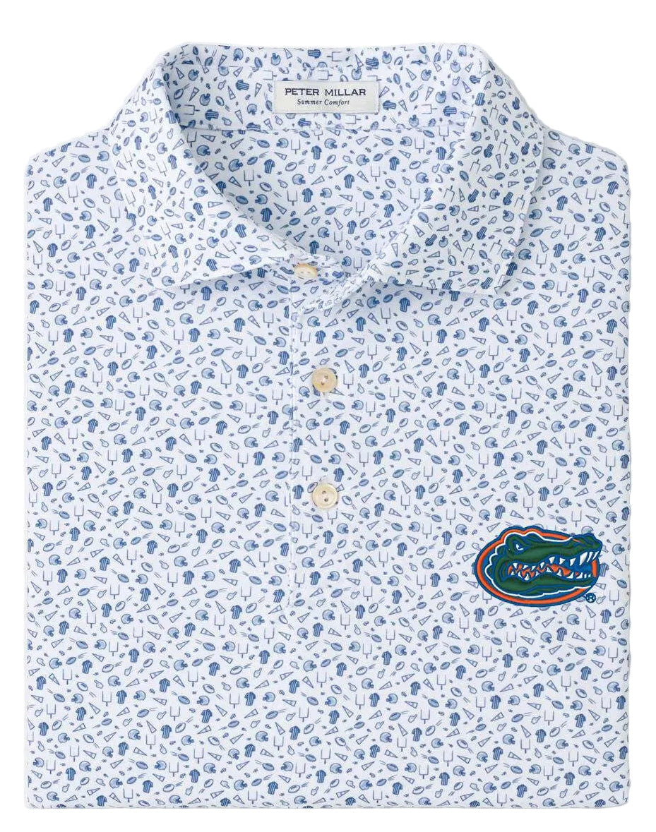 Kick Off Performance Polo (Blue Frost/Gator)