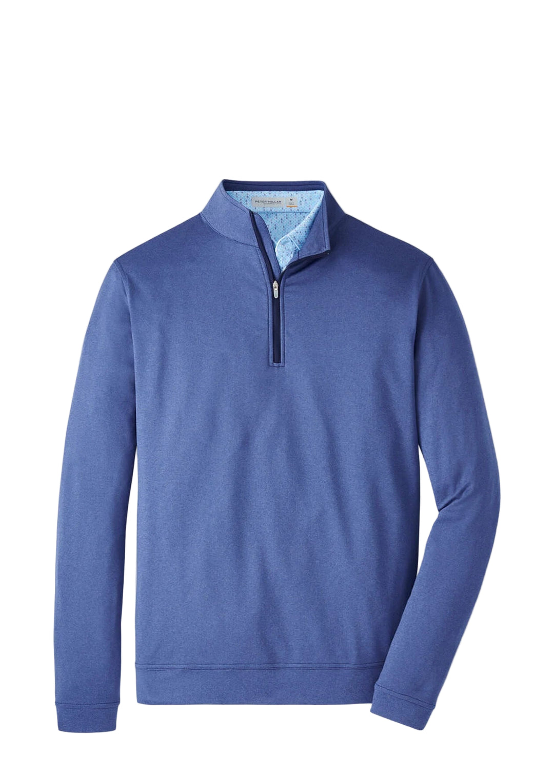 Perth Melange Performance Quarter Zip (Sport Navy)