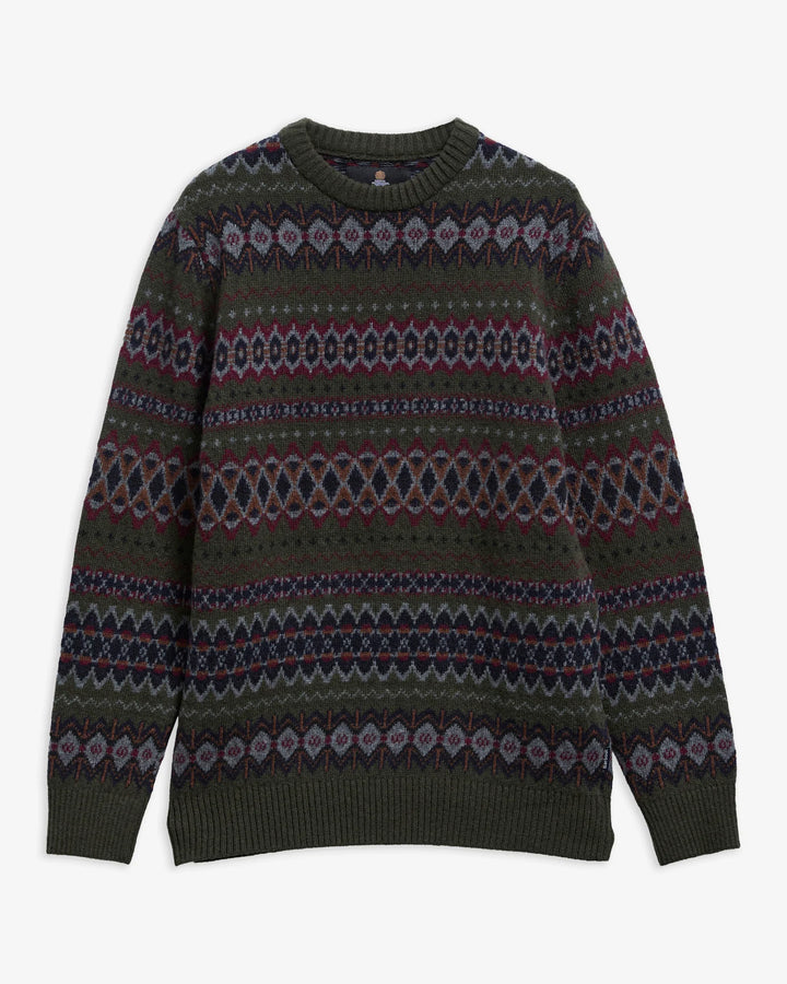 Case Fairisle Crew Neck Sweater (Sycamore)