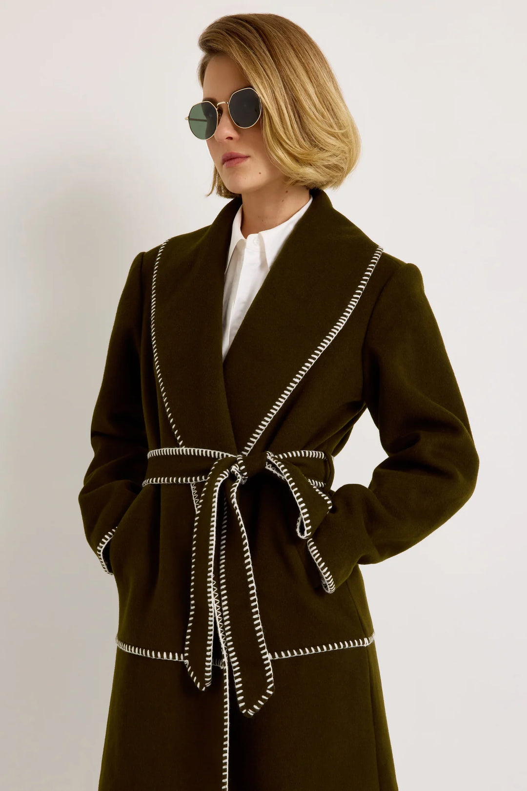 Chloe Coat (Juniper Green)
