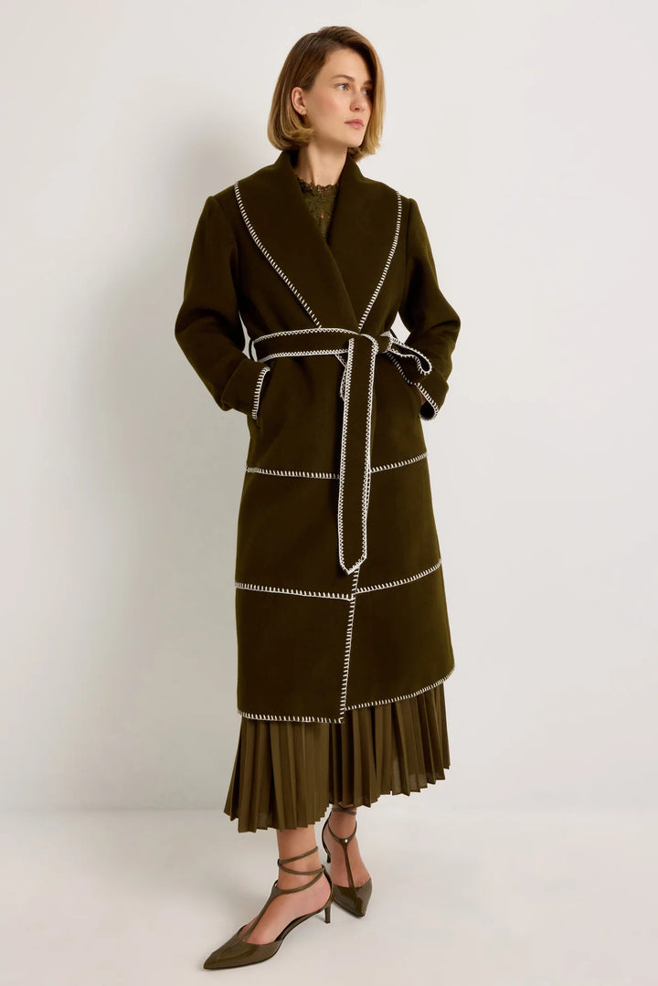 Chloe Coat (Juniper Green)