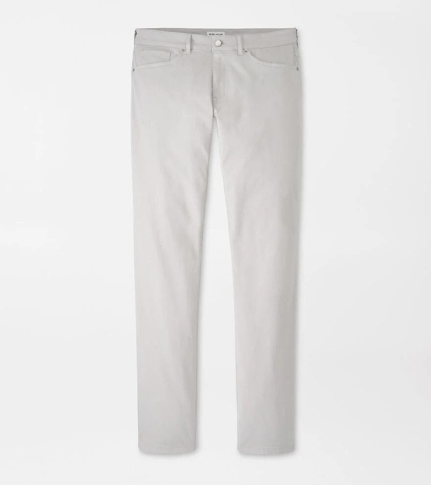 Signature Sateen Five-Pocket Pant (Light Grey)