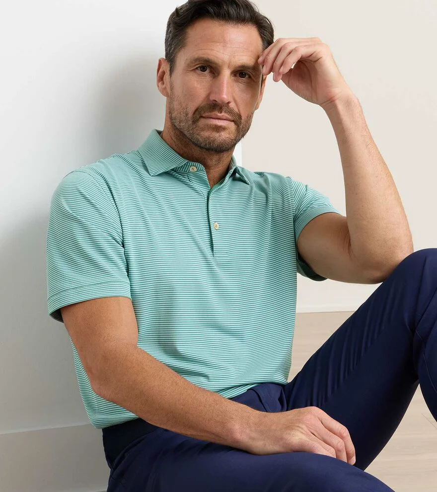 Candor Performance Polo (Snow Pea)