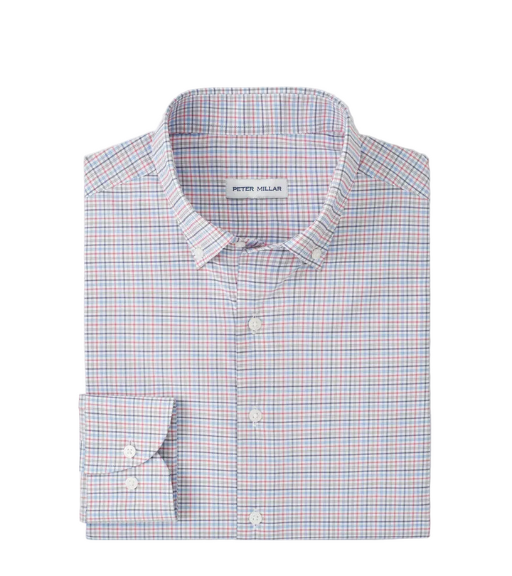 Casey Performance Twill Sport Shirt (Navy)