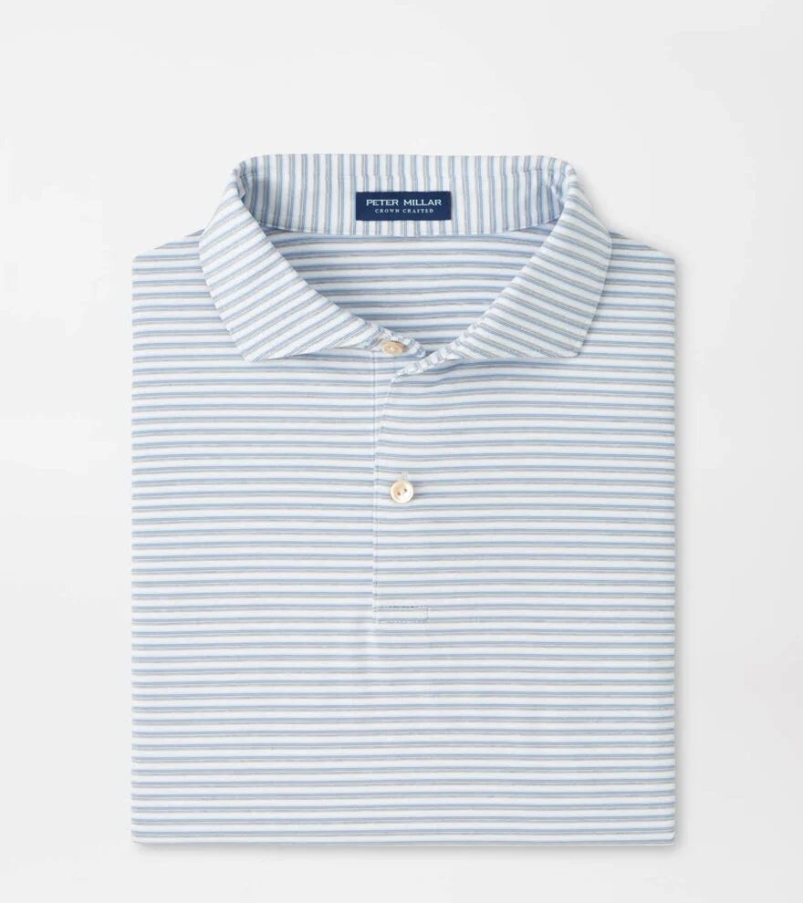 Echo Performance Jersey Polo (White/Gale Grey)