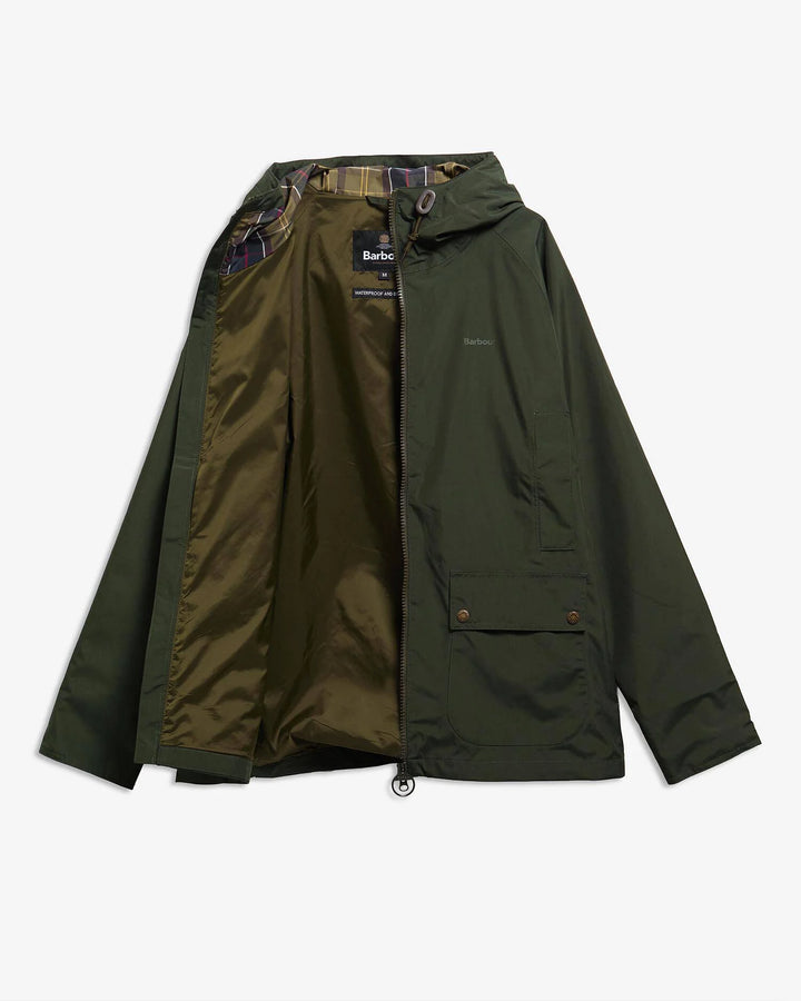 Hooded Domus Waterproof Jacket (Sage)