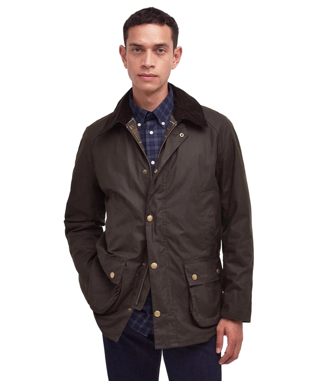 Ashby Wax Jacket (Olive)