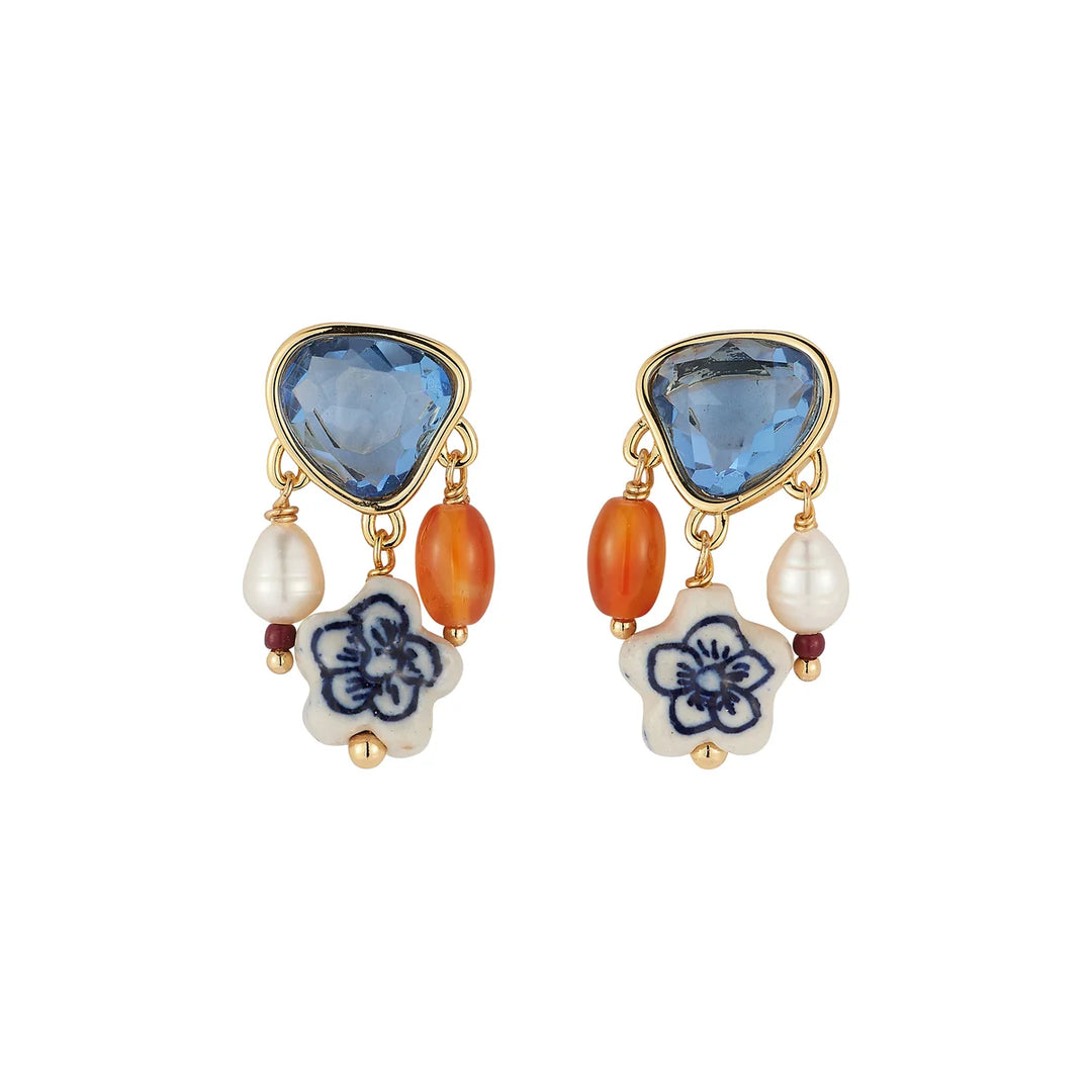 Ribeira Earrings (Blue Multi)