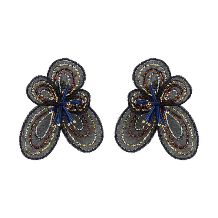 Indie Earrings (Black Gold)