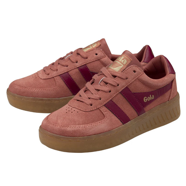 Grandslam Suede Sneakers (Clay/Cerise/Gum)