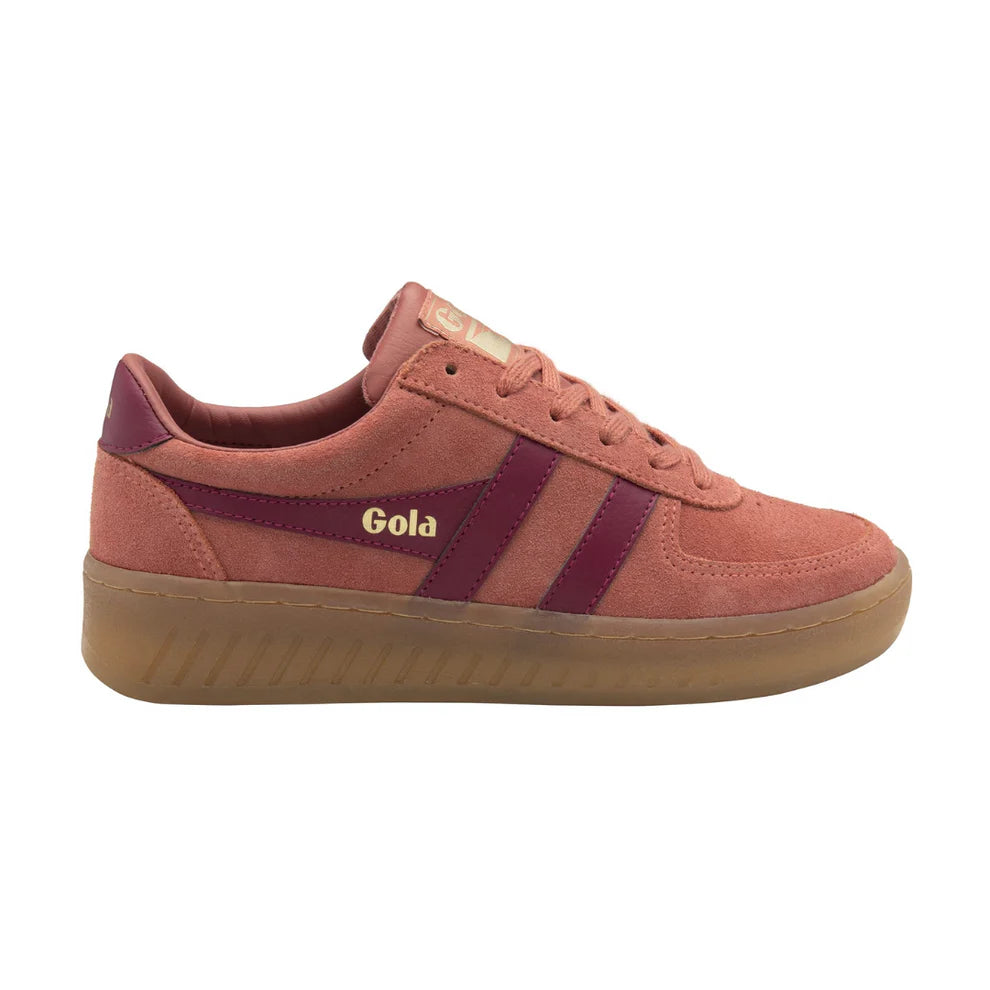 Grandslam Suede Sneakers (Clay/Cerise/Gum)